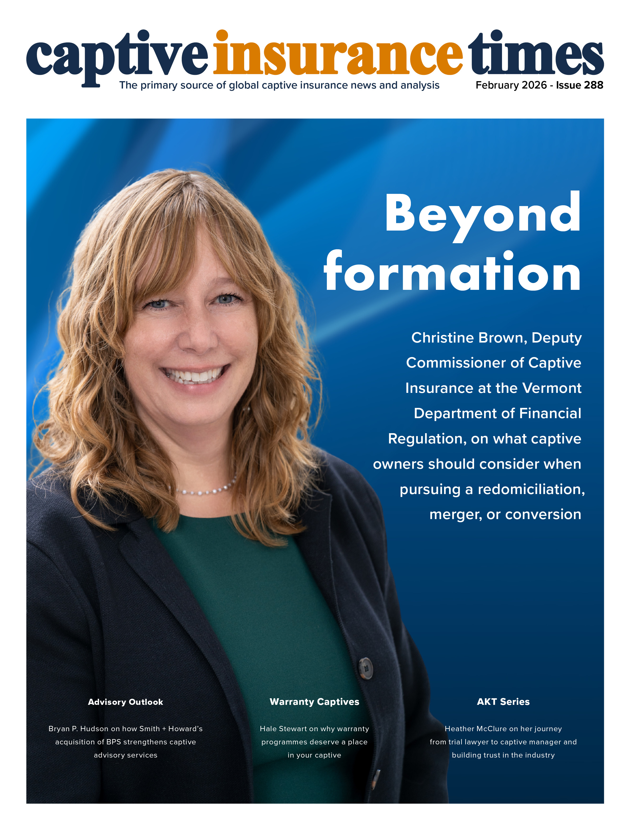 Captive Insurance Times issue front cover