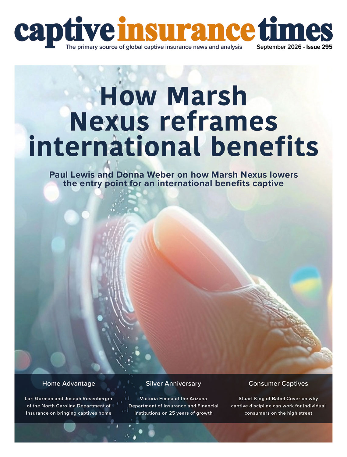 Captive Insurance Times issue front cover